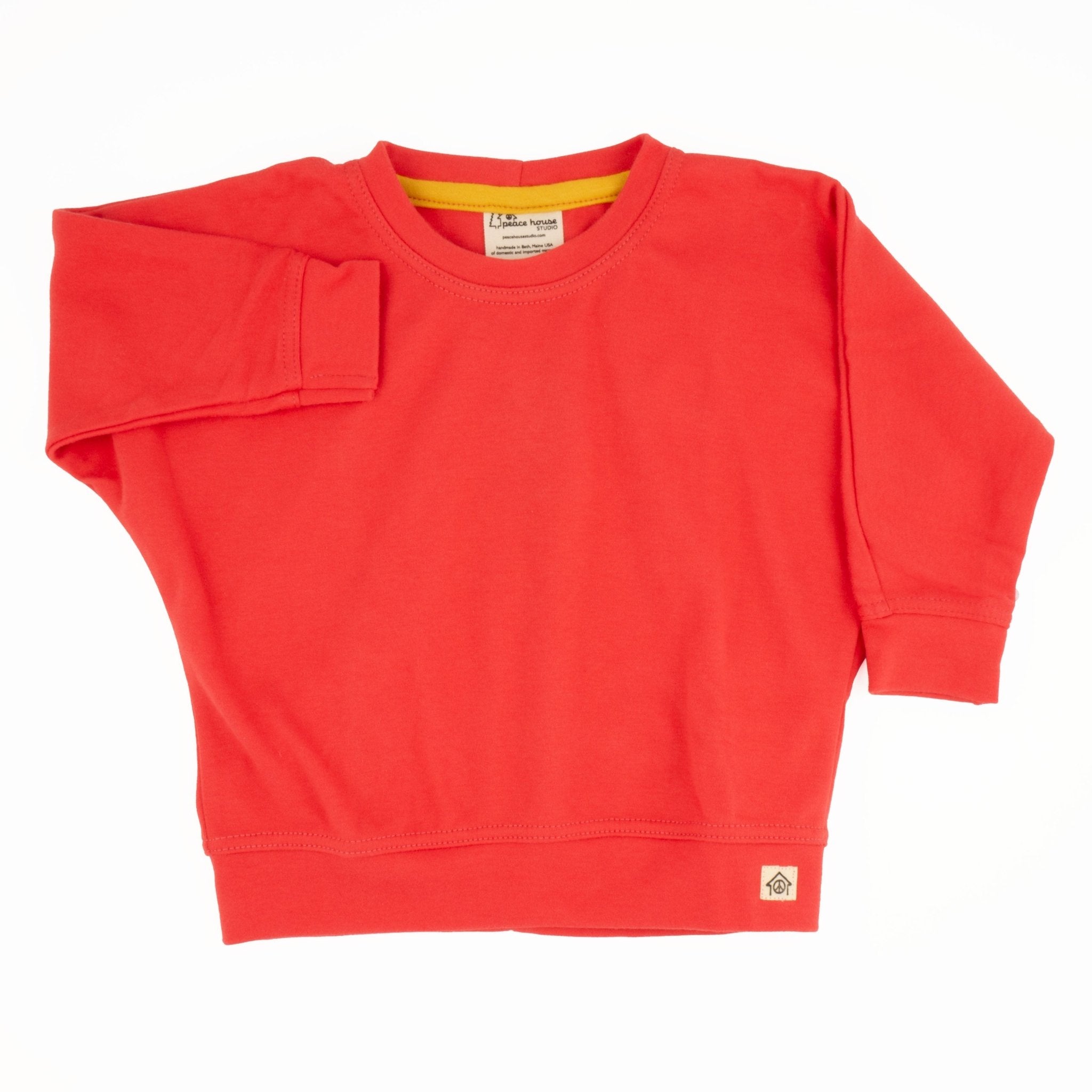Toddler Simple Sweatshirt | Soft Organic Cotton Everyday Sweatshirt - Aware House