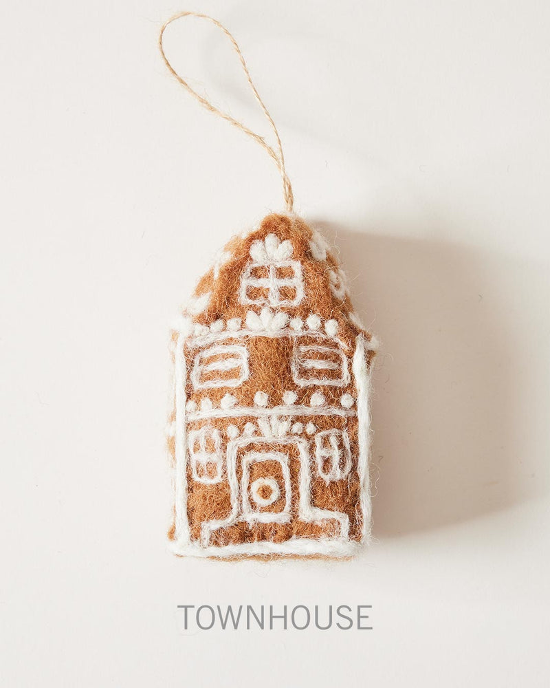 Felted Dutch House Ornament-zoom-