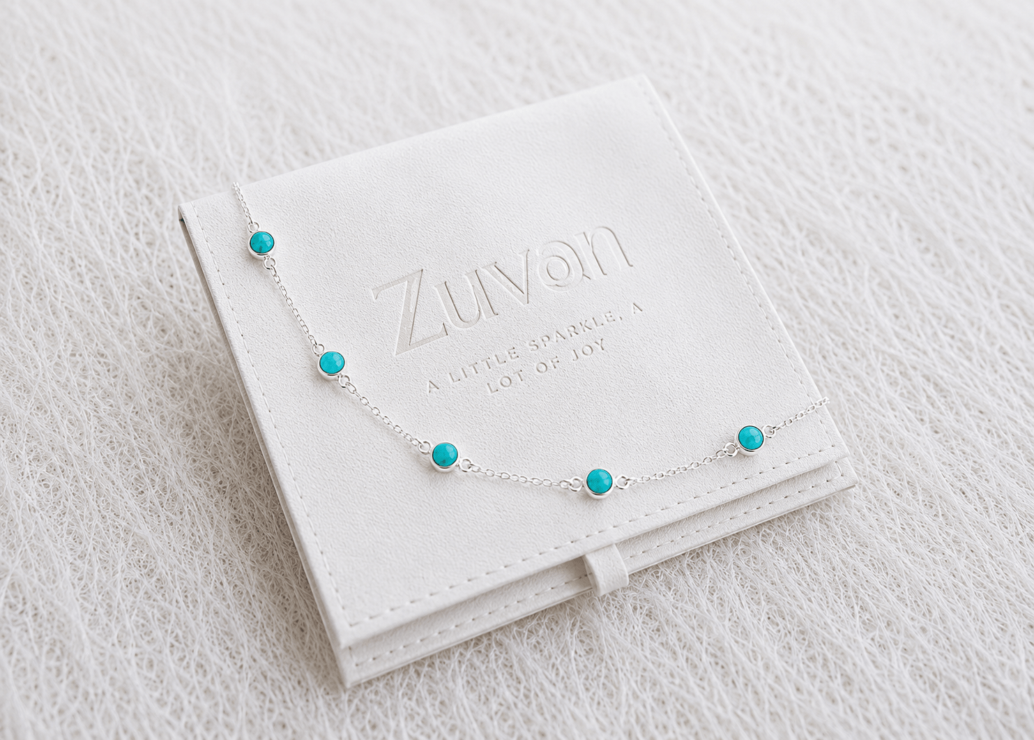 December Birthstone Turquoise Bracelet | Sterling Silver Gemstone Jewelry - Aware House