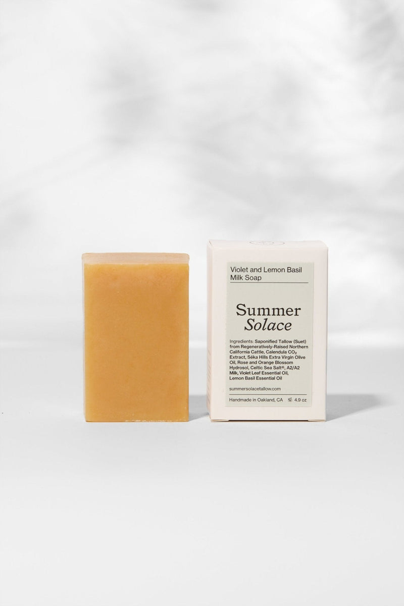 Violet & Lemon Basil Soap-zoom-