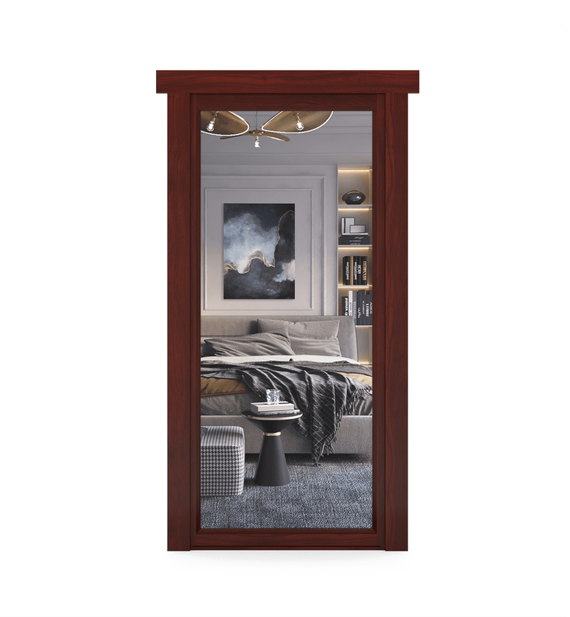 Hidden Walnut Mirror Door-zoom-