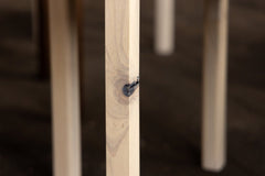 Waverly Side Table | Modern Round Wood Side Table with Metal Details - Aware House