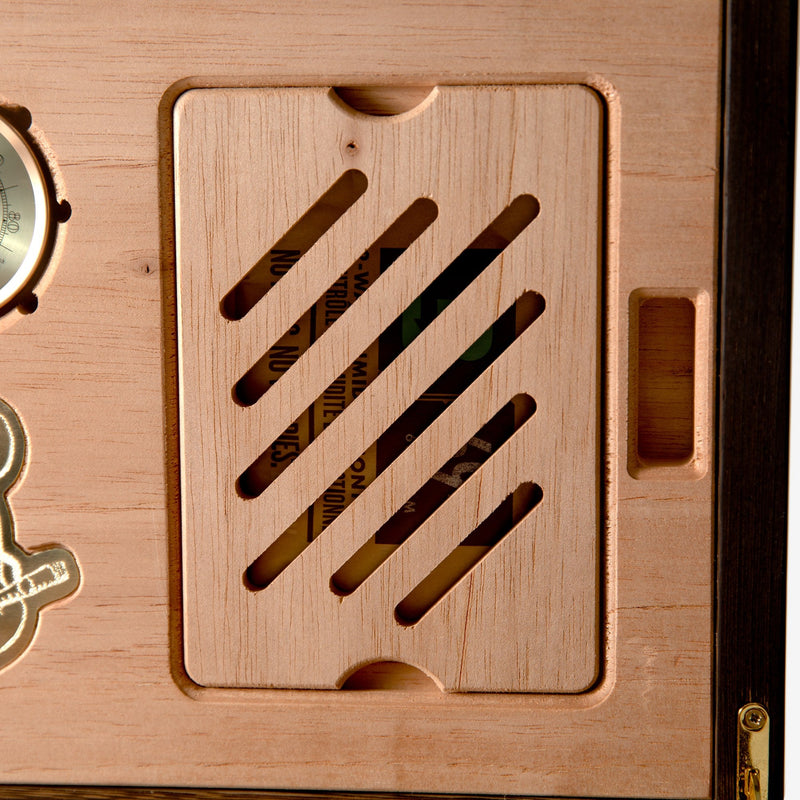 Cigar Humidor | Wenge with Spanish Cedar Lining - 80 Capacity-zoom-