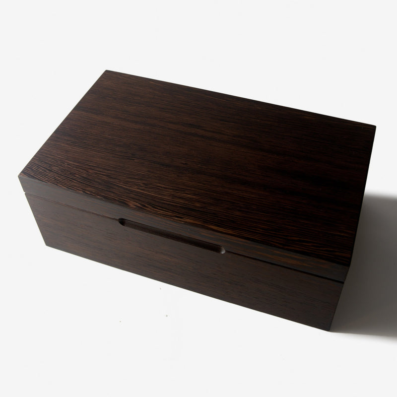 Cigar Humidor | Wenge with Spanish Cedar Lining - 80 Capacity-zoom-