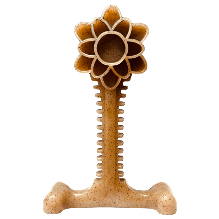 Honey Bone Dental Flower Tower Nylon Dog Chew Toy XL - Aware House