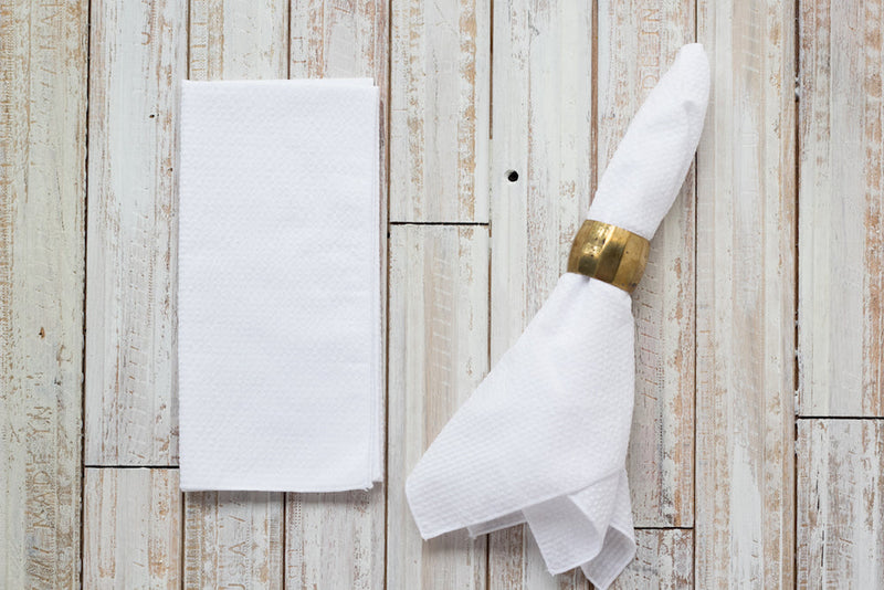Seersucker Everyday Napkins | Set of Four-zoom-