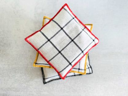 Windowpane Linen Lavender Sachets | Set of Two