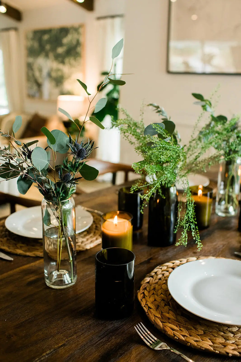 Wine Bottle Glasses - Set of Four-zoom-