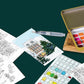 Winter Village Watercolor Painting Kit