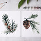 Winter Greenery Paint-By-Numbers Kit