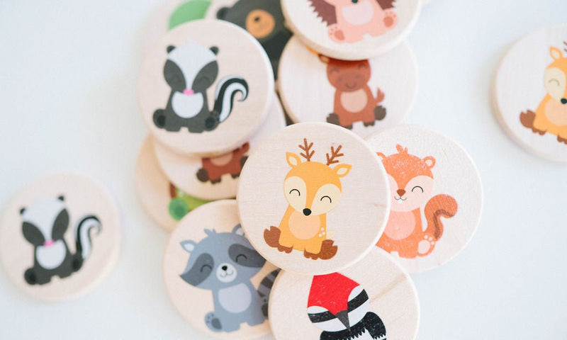 Woodland Matching Tiles-zoom-