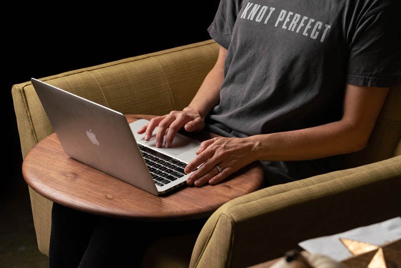Wooden Lap Desk in Walnut-zoom-