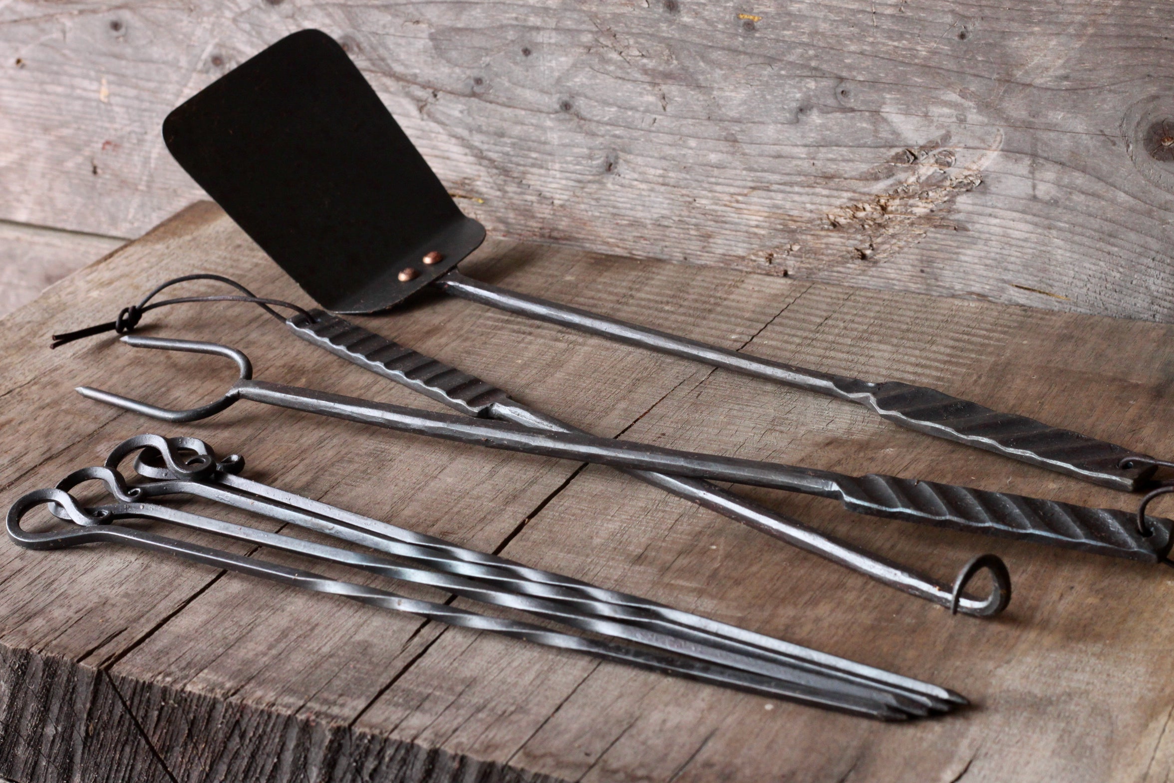 BBQ Grill Tool Set | Steel Grill-Marked Utensils-zoom-3