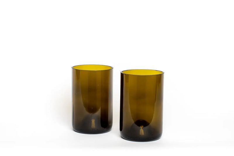 Wine Bottle Glasses - Set of Four-zoom-