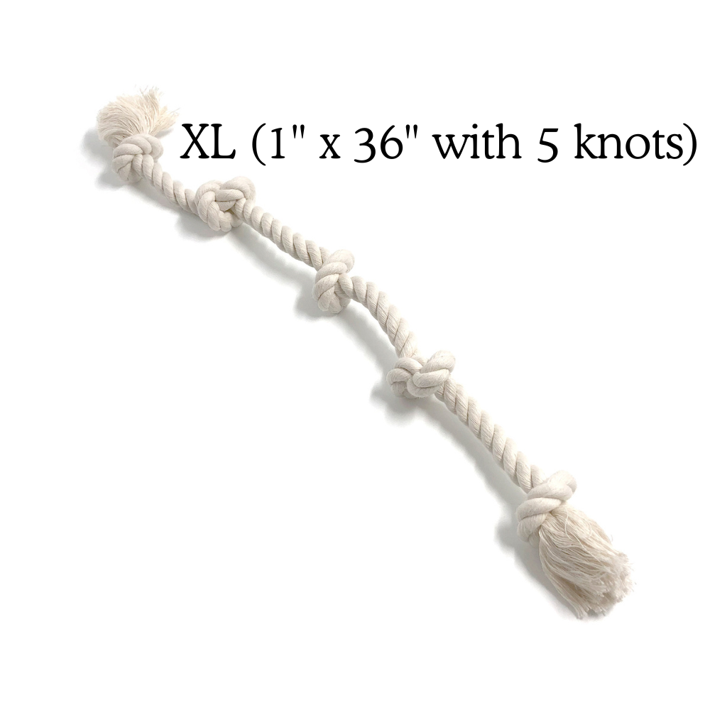 Boba & Vespa Organic Cotton Rope Dog Toy-9