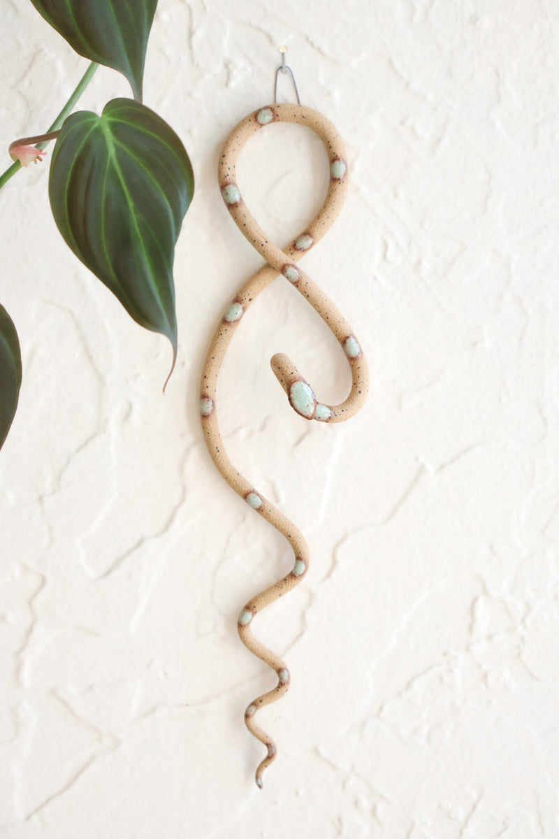 Mini Ceramic Wall Snake-zoom-