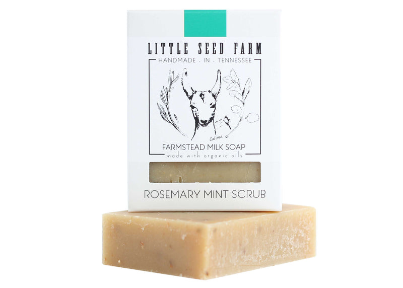 Rosemary Mint Scrub Bar Soap-zoom-