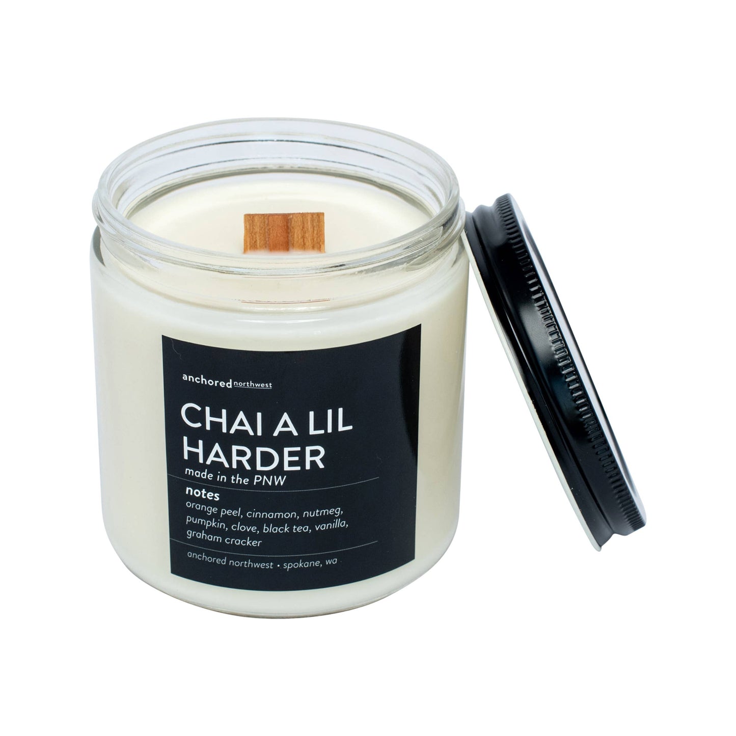 Sweet Chai a lil Harder Large Wood Wick Soy Candle