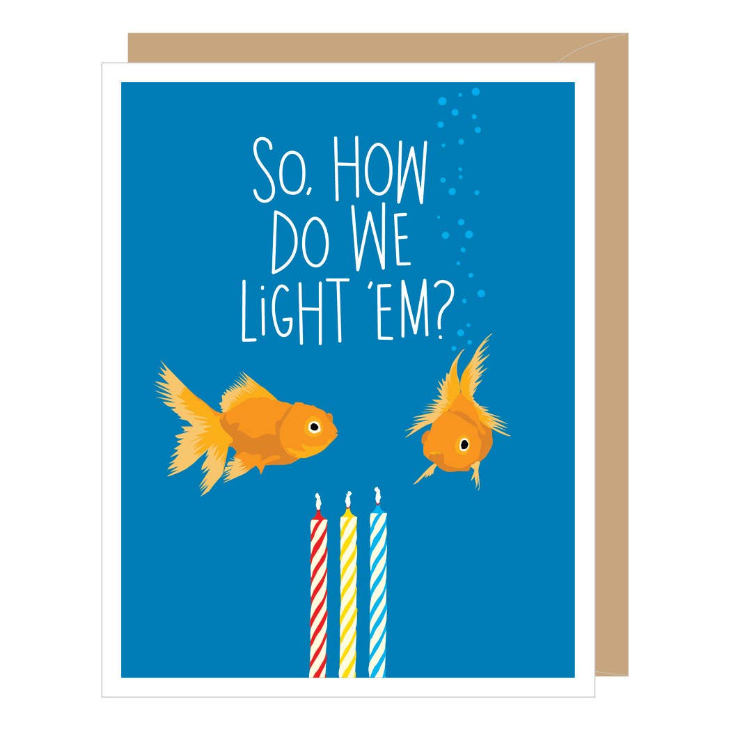 Goldfish Birthday Card-zoom-1