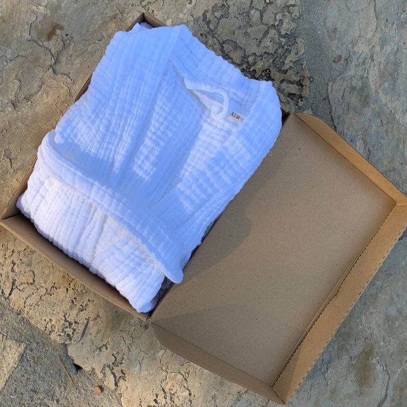 Muslin Bath Robe-zoom-