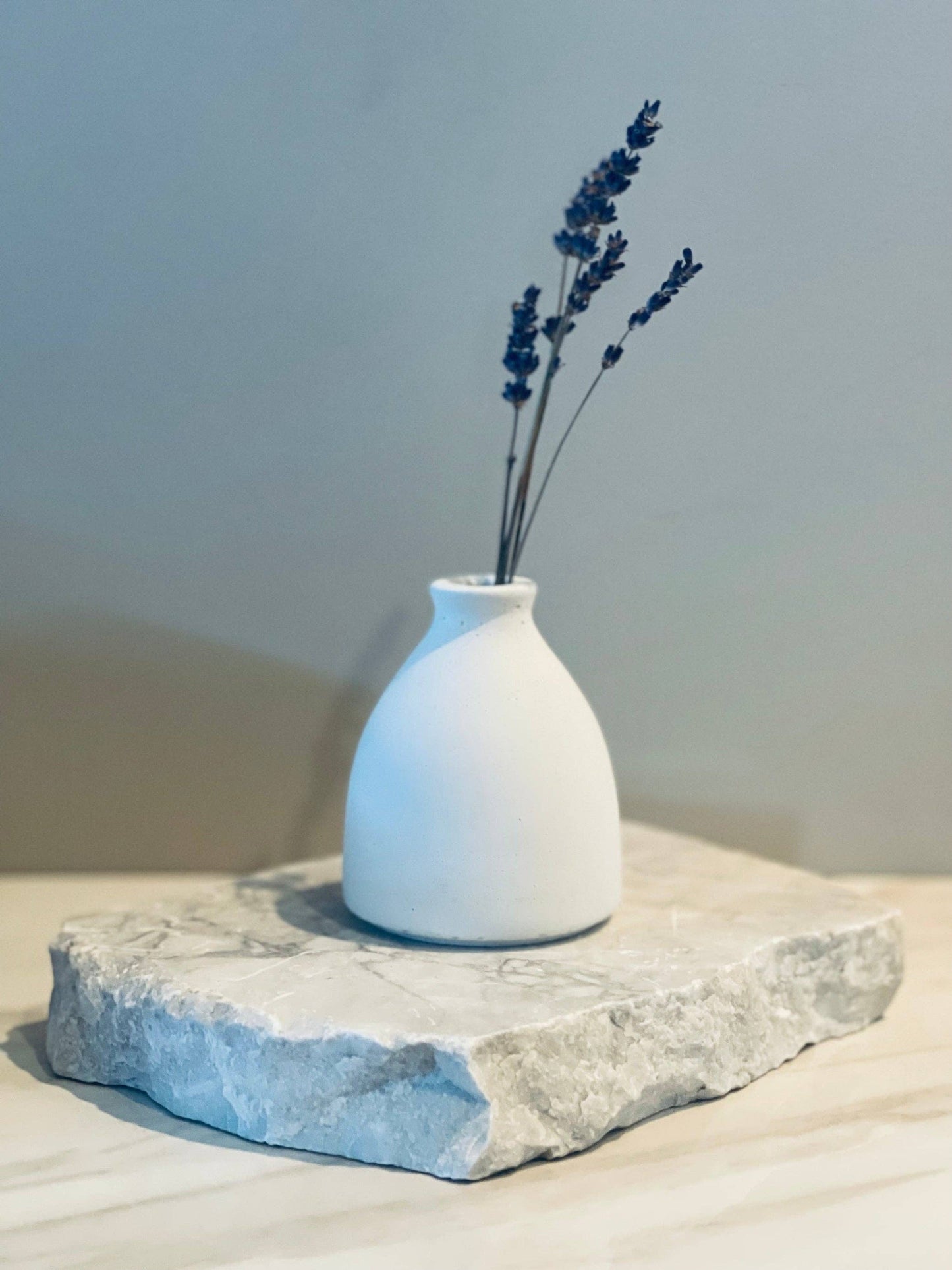 Bud Vase in White